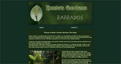 Desktop Screenshot of huntesgardensbarbados.com